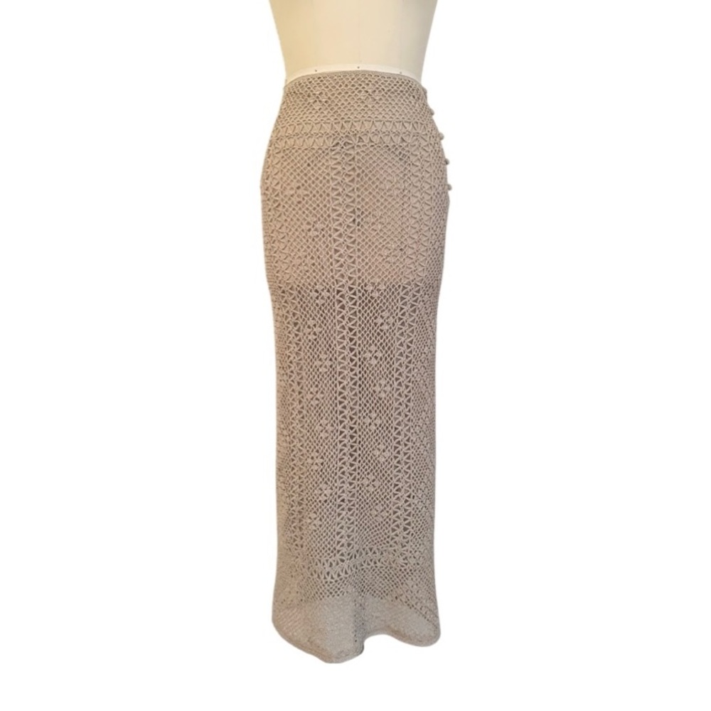 Philosophy di Alberta Ferretti Crochet Skirt
